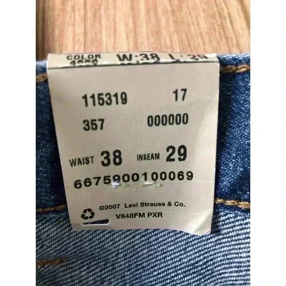 Men's Levis 505 38x29 NWT ( 36X28???) - Picture 5 of 9